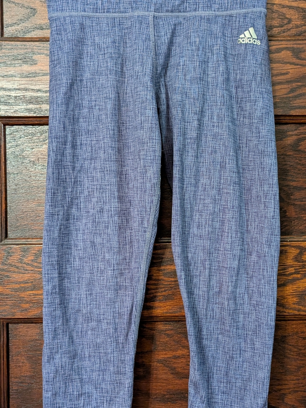 adidas Climalite Blue 3/4 Athleisure Leggings - Women's S
